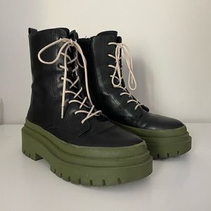 Cool Planet By Steve Madden Combat Boots
